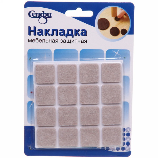 Накладка мебельная защитная 2,2см 16шт