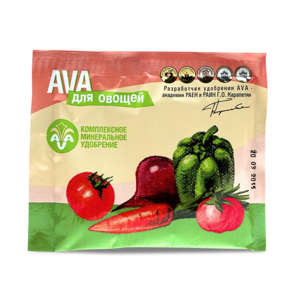 Овощное, комплексное удобрение (30гр) AVA  04-409